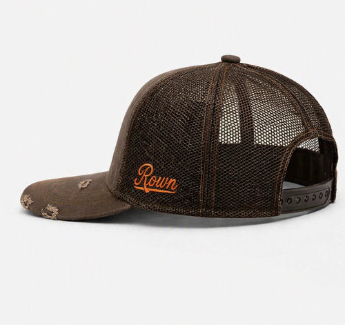 Røwn signature cocoa and orange cap